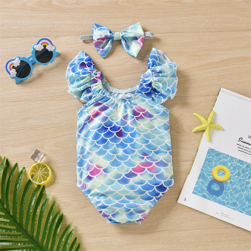 Bébé Échelle Maillot de bain unique Vêtements pour enfants