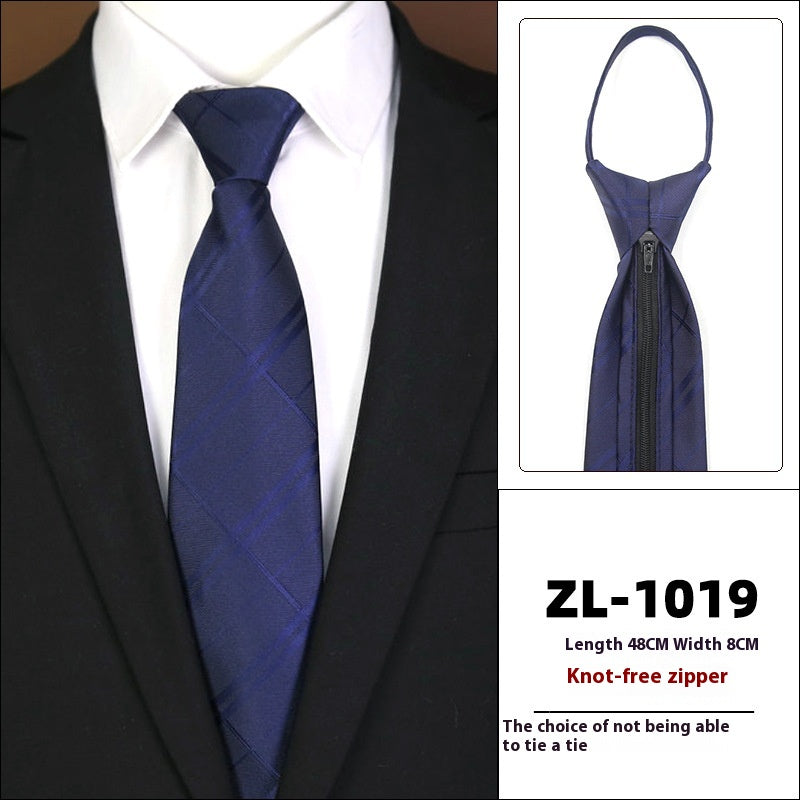 L'usure formelle pour hommes Business Zipper Tie-free