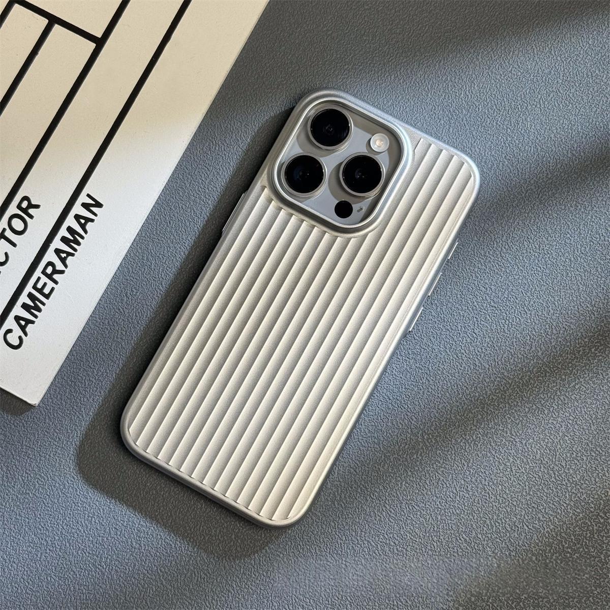 Cas corrugé de téléphonie mobile électronique Matte