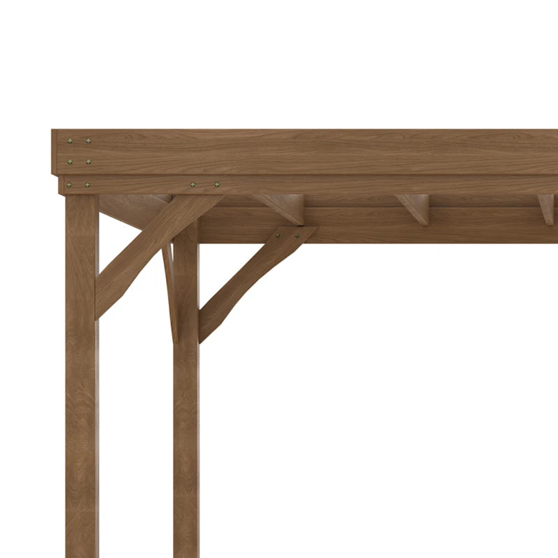 Pergola extérieure en bois de 10' X 12'