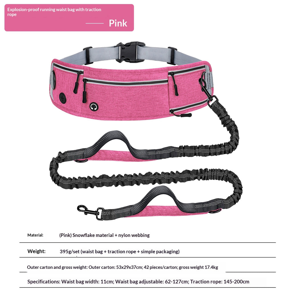 Sac de voile de sport Courant en laisse multifonctionnelle pour chien