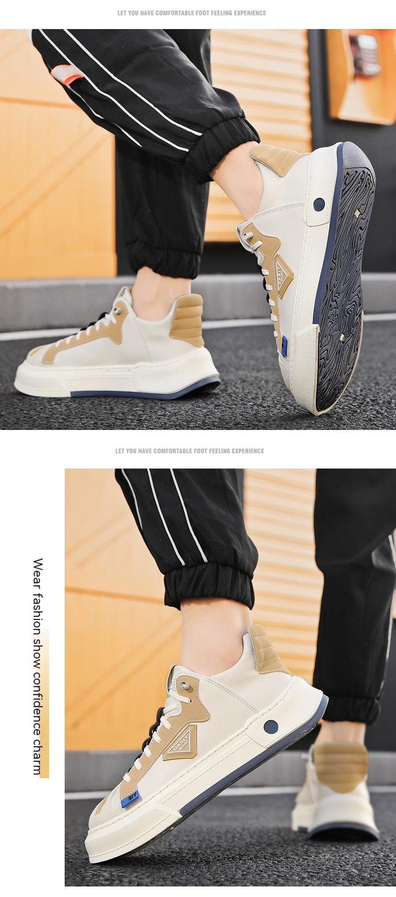 Les hommes polyvalents tendance Bas-top Sneakers Respirant Chaussures Casual