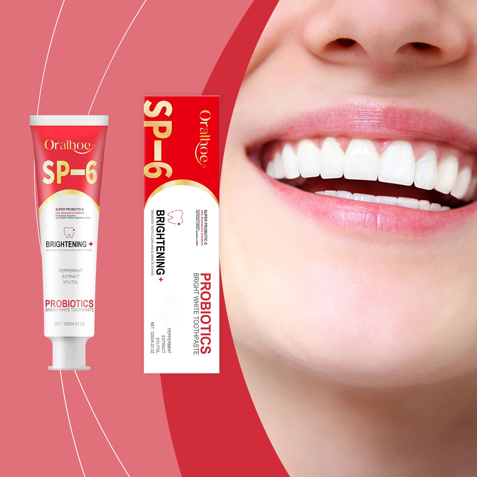 Probiotique Blanchiment Dentifrice 120g 1box