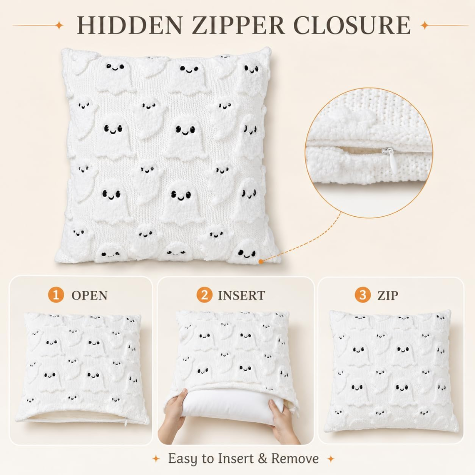 Couvertures d'oreillers 2PCS Halloween