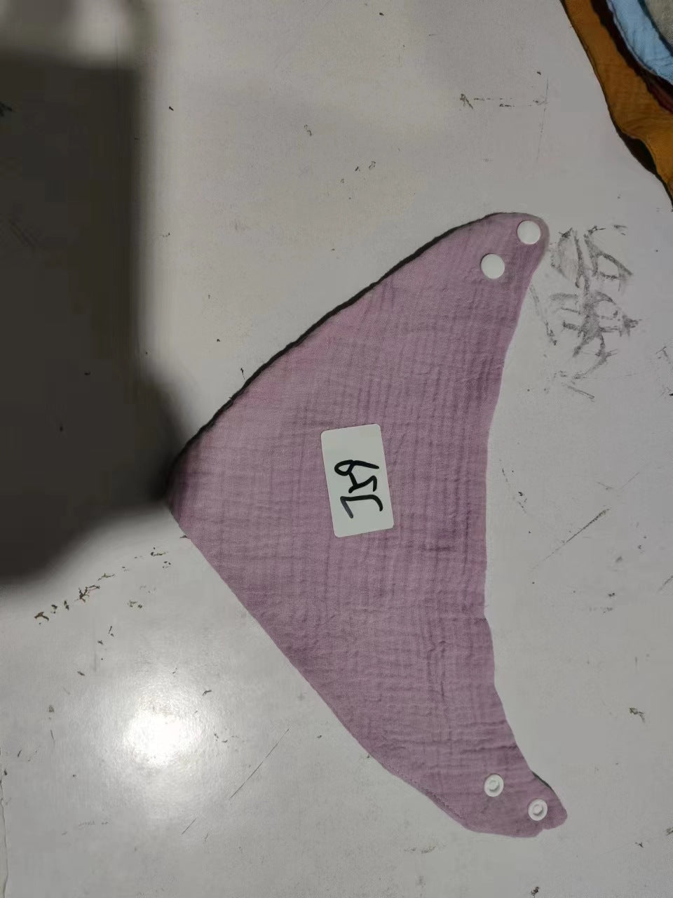 Crêpe Triangular Binder Pure Cotton Baby Bib Salive Serviette