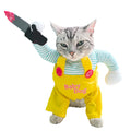 Costume de chat Vêtements créatifs couteau jaune Assassin Vêtements de chat