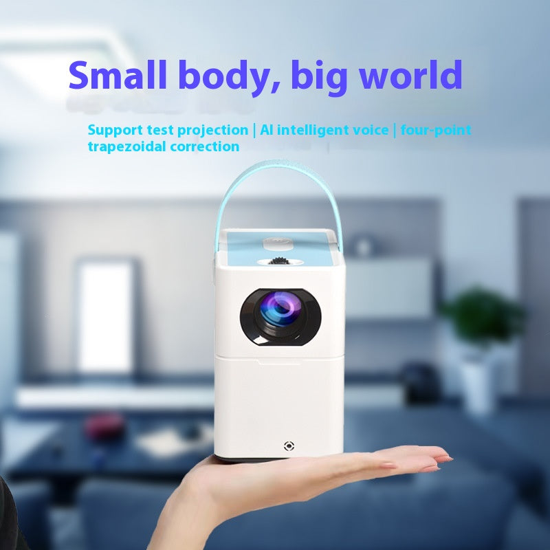Projecteur HD intelligent multifonctionnel à usage domestique