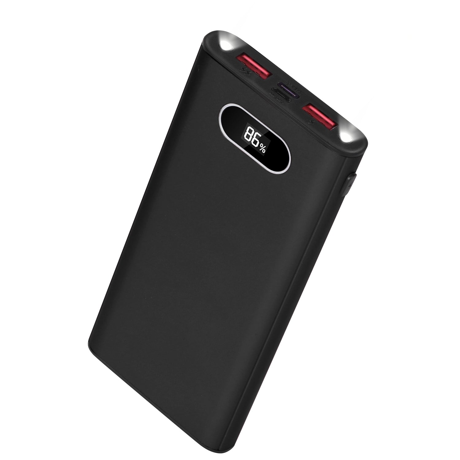 Options couleur rouge vert-noir -- 1Pc 20000Mah Power Bank Chargeur Portable Batterie externe