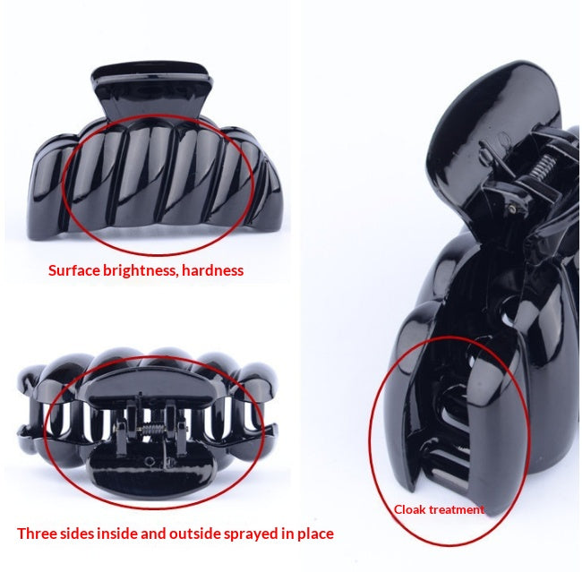 Clip de griffe d'ornement en accessoire noir