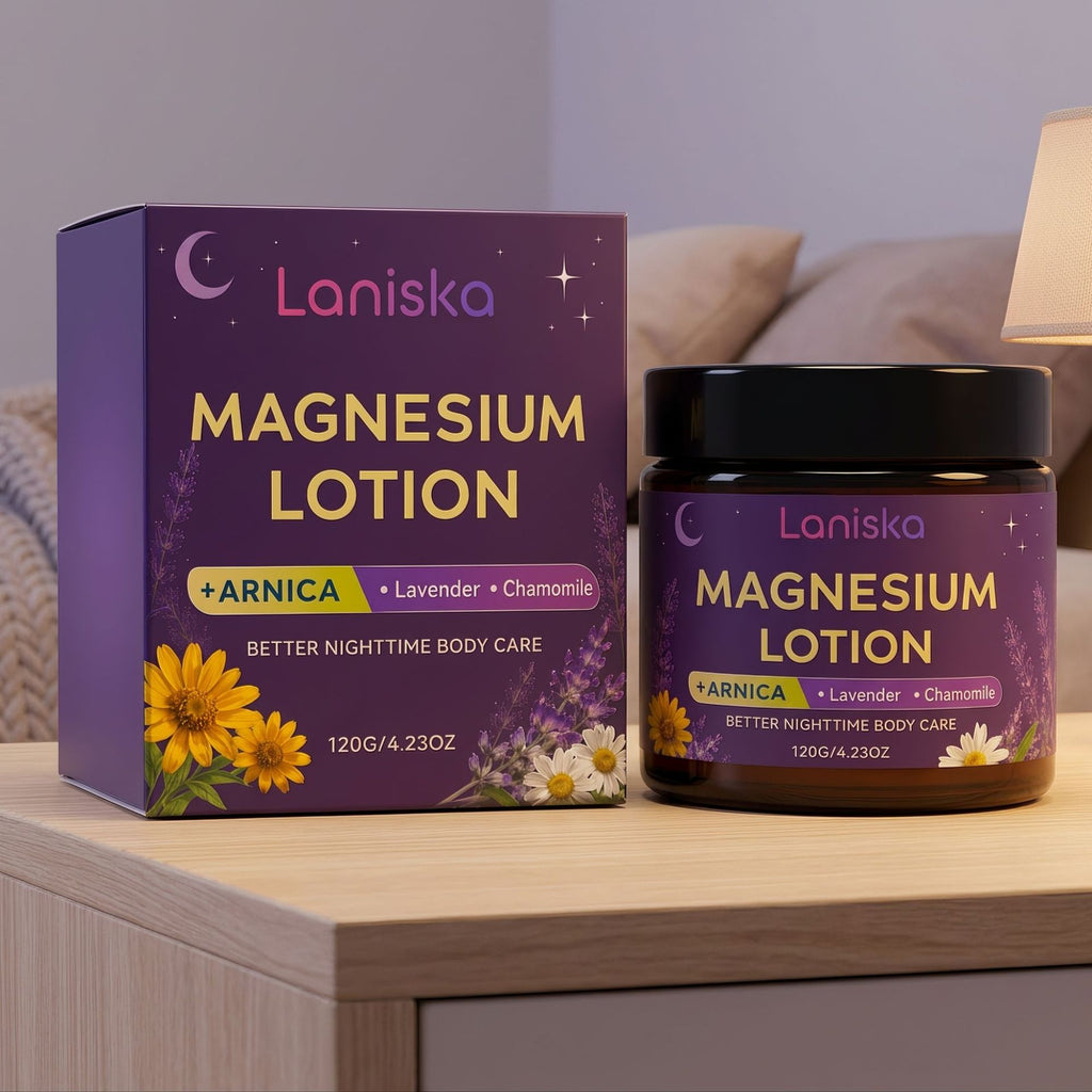 Hydratant et apaisant soin du corps Crème de magnésium de nuit