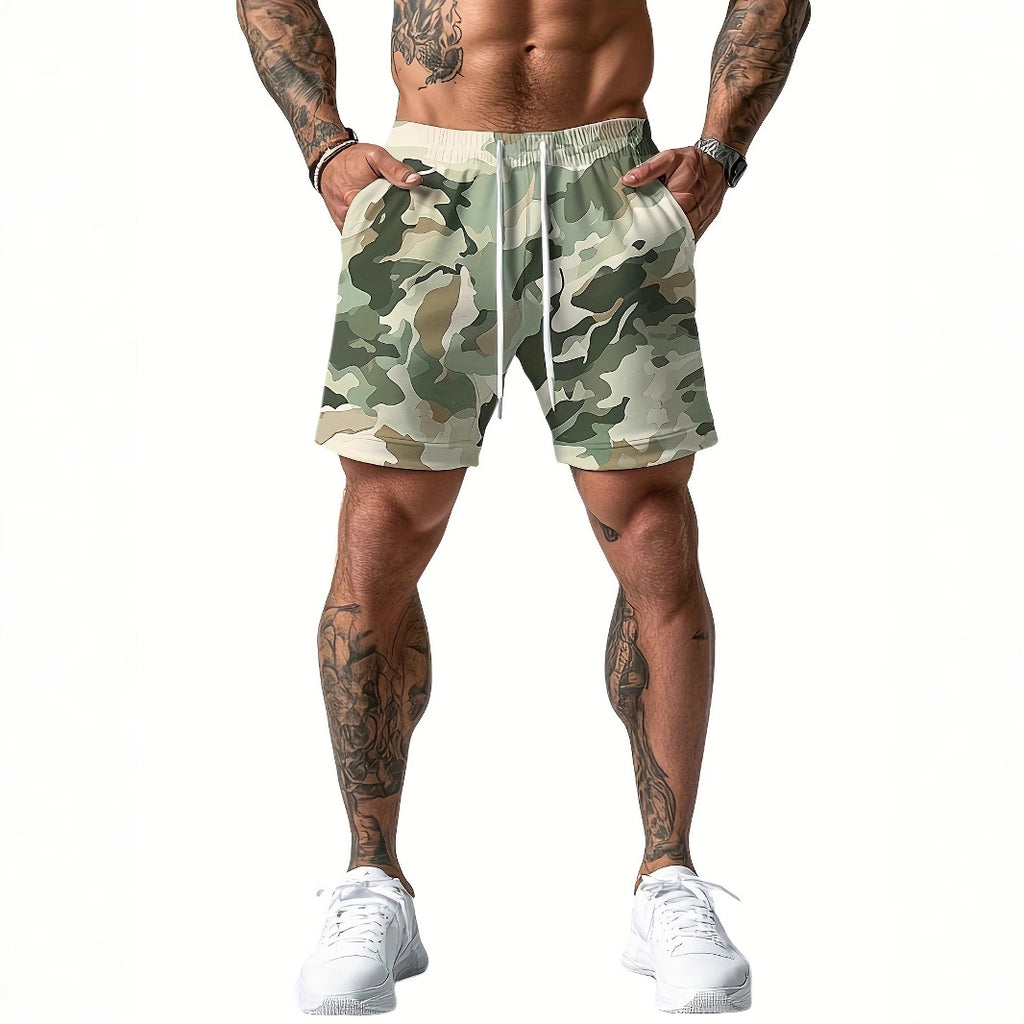 Short homme occasionnel respirant