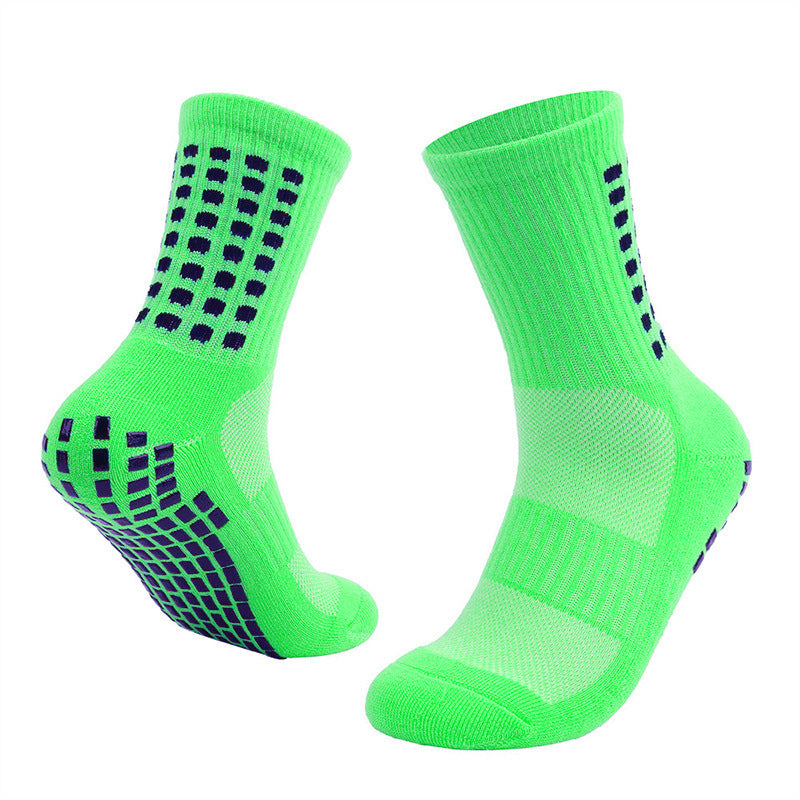 Chaussettes de basketball respirante Studs en caoutchouc antidérapant Sole