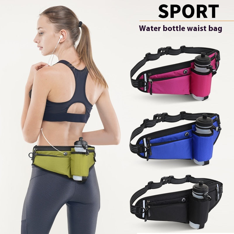 Multifonctionnel Nylon Entraînement serré Étanche Exercise Outdoor Running Belt Bag