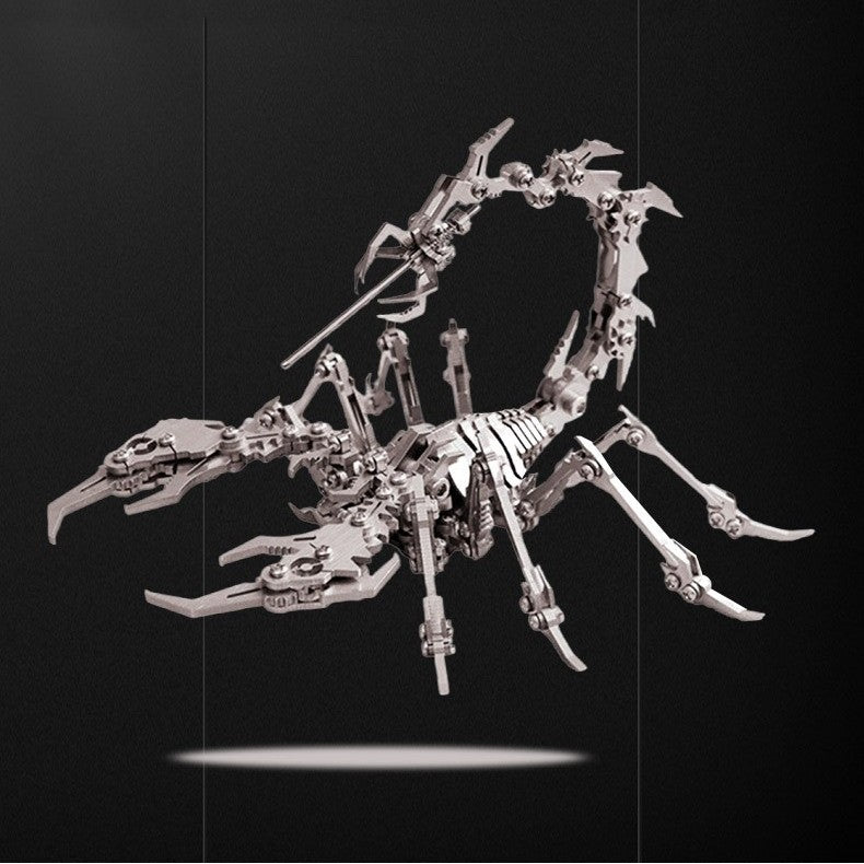 Steel Scorpion King Couleur Puzzle 3D Modèle Jouet en métal