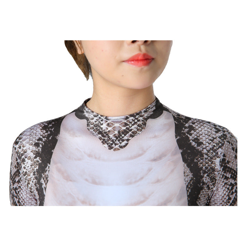 Hongbo Python Vert Bodysuit Halloween