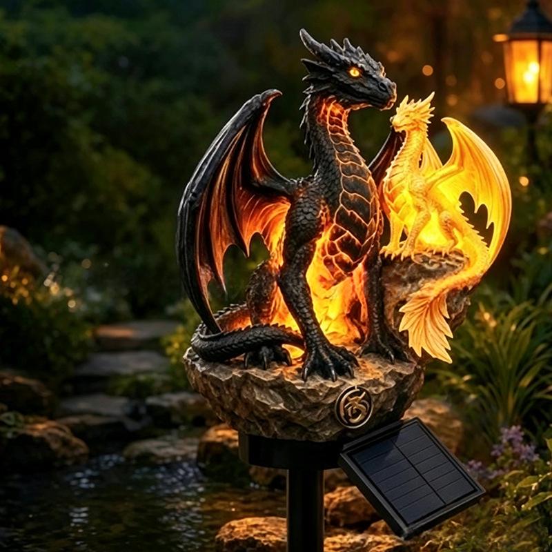 Lumière solaire Golden Dragon