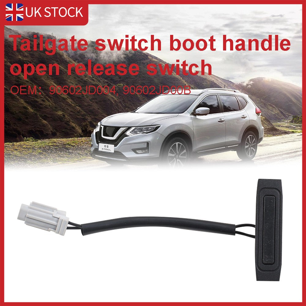 For Nissan Tailgate Handle Release Switch Qashqai 2006-2014 90602-JD00B