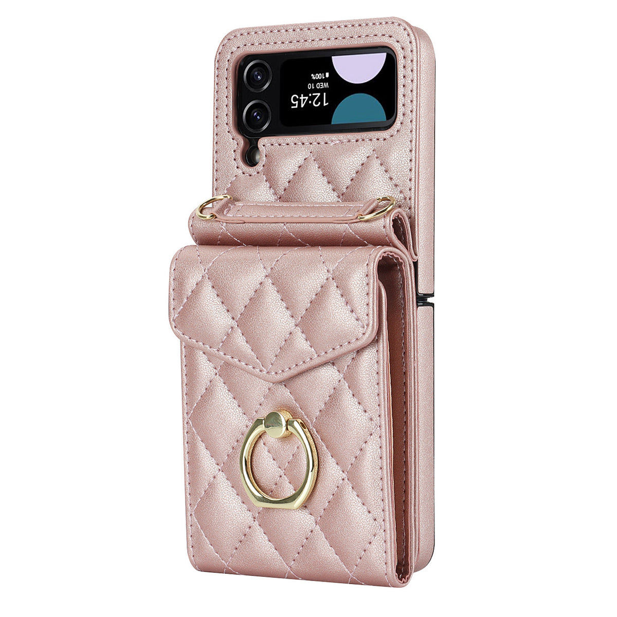 Étui de téléphone pliant Crossbody pliant résistant à la chute