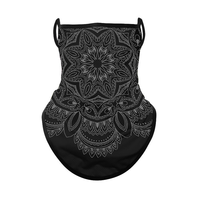 Moto Riding Masque visage protecteur solaire Casque d'oreille pour femmes