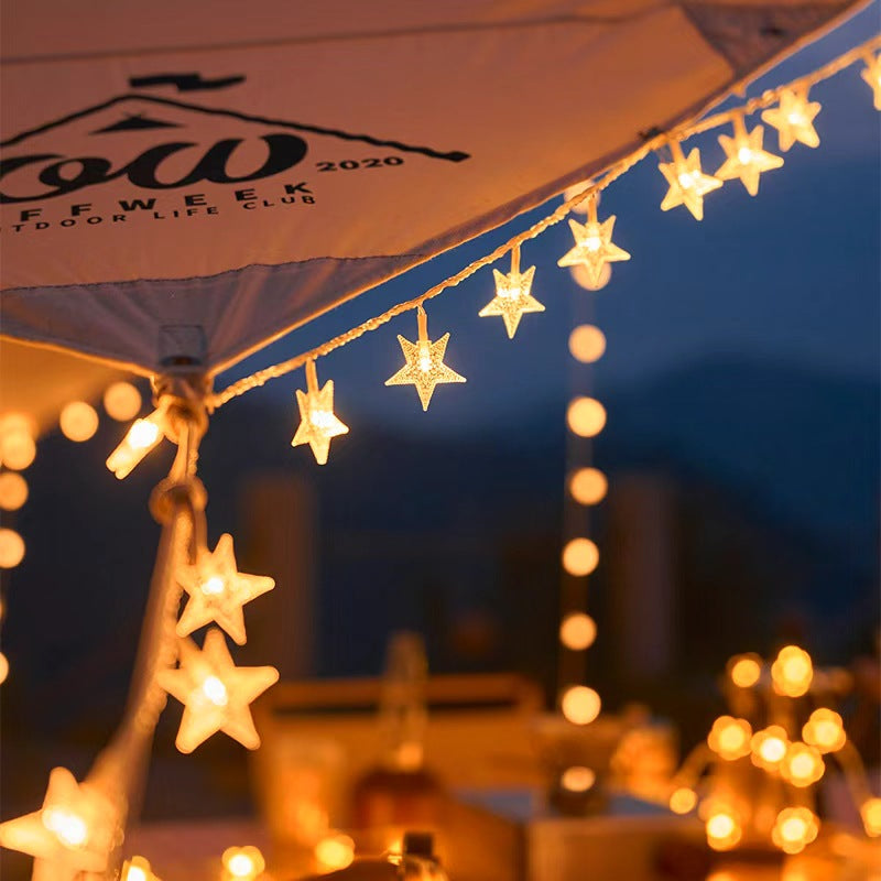 Chaîne de lumière Patio à LED de Noël