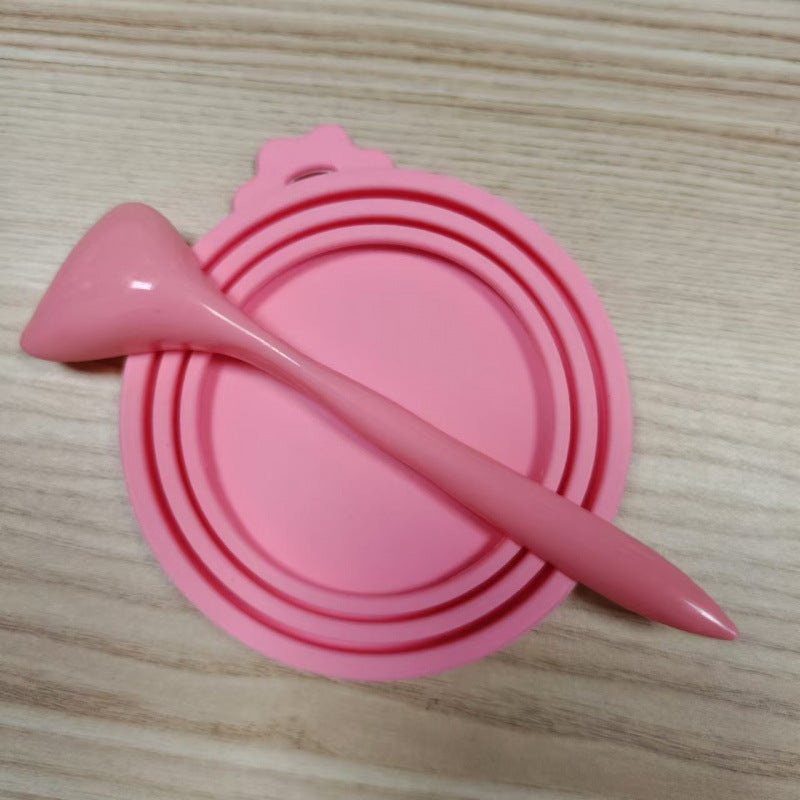 Couverture en silicone pour aliments pour chats