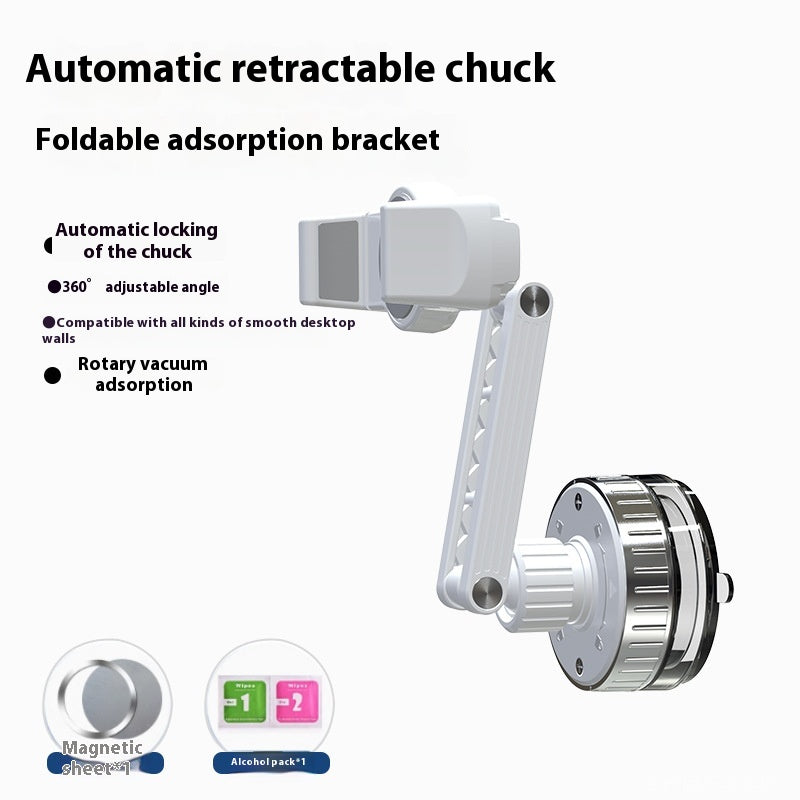 Adsorption sous vide Support de téléphone de voiture Bureau mural
