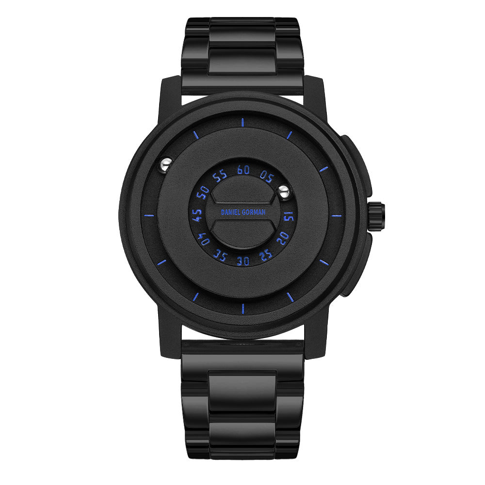 Marque Steel-band Sports Magnetic-levitation Silicone-ball Electronic Mens Watch