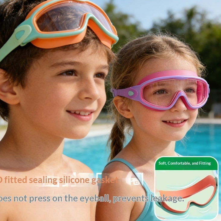 Maillot de bain grand format pour enfants Gants haute définition Waterproof Protection des yeux