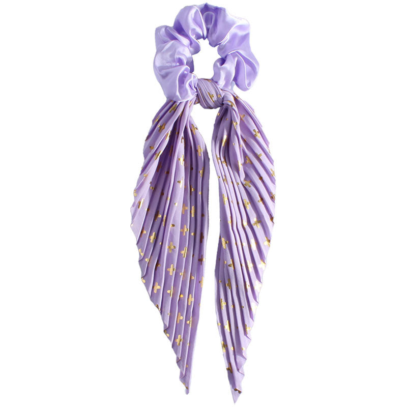 Cute en soie Ponytail cheveux Loop bande de cheveux Accessoires de cheveux