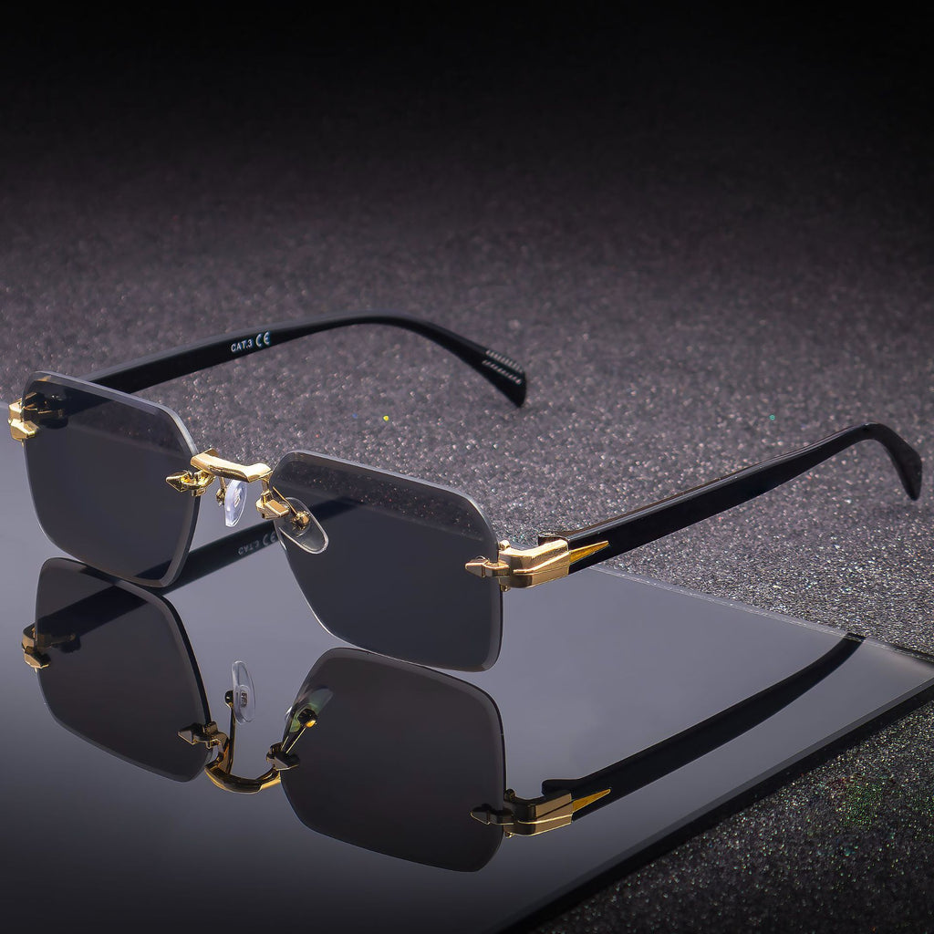 Lunettes de soleil homme sans cadre