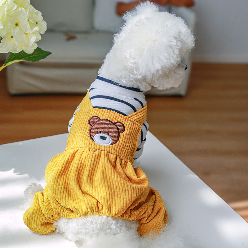 Vêtements pour chiots en peluche Vêtements pour chiens à quatre pattes