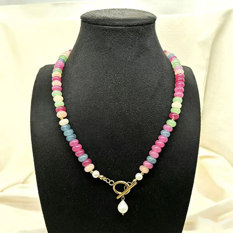 Collier en pierre naturelle Turquoise Pearl