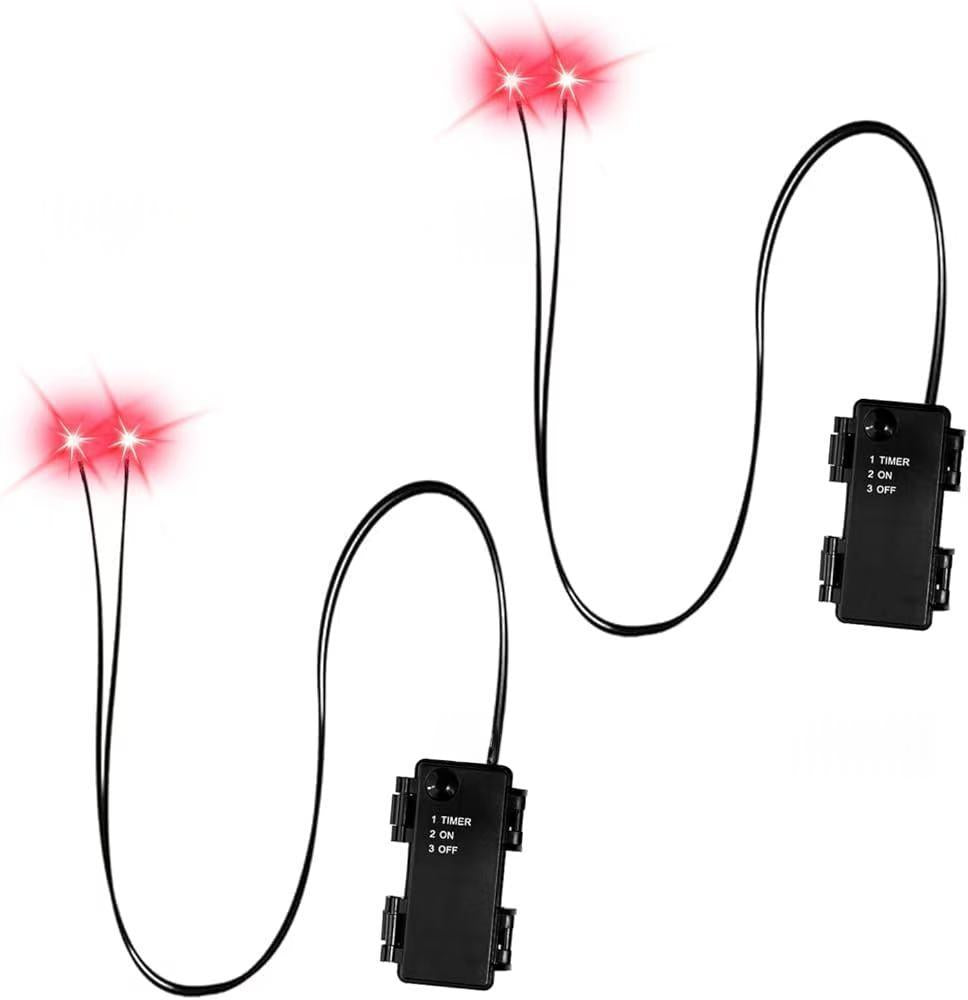 Boîte à batterie extérieure avec bande LED et minuterie