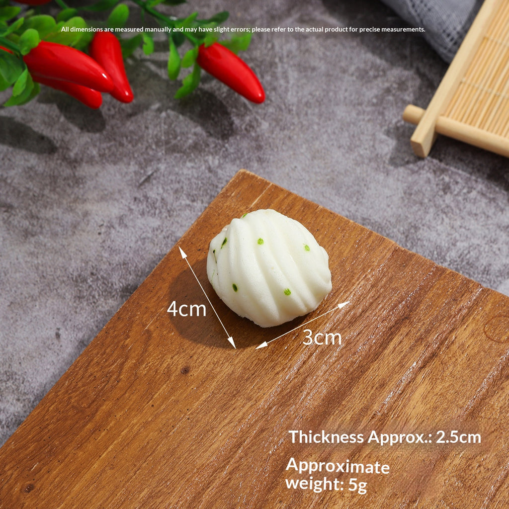 PU Simulation à rebound lent Bun Steamed Bun et Flower Roll Model Props