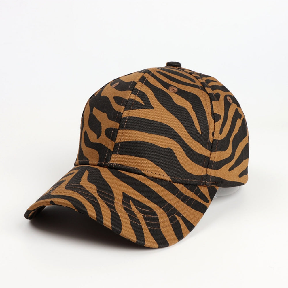 Le zébré imprimé ajustable mode et versatile style chapeau Bowler est approprié Fo