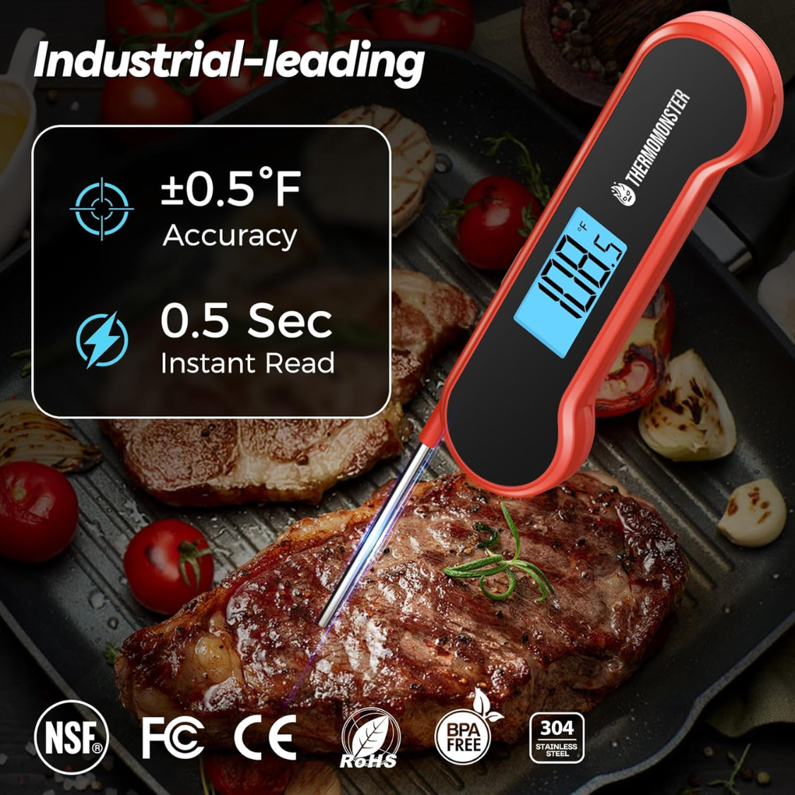 Thermomètre alimentaire pour cuisiner
