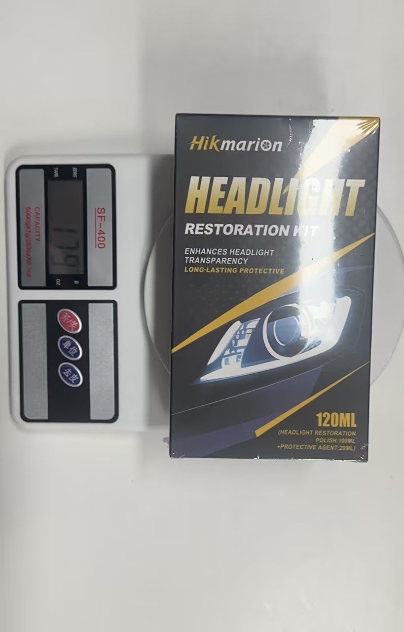 Hikmarion Automotive Headlight Lens Care Kit