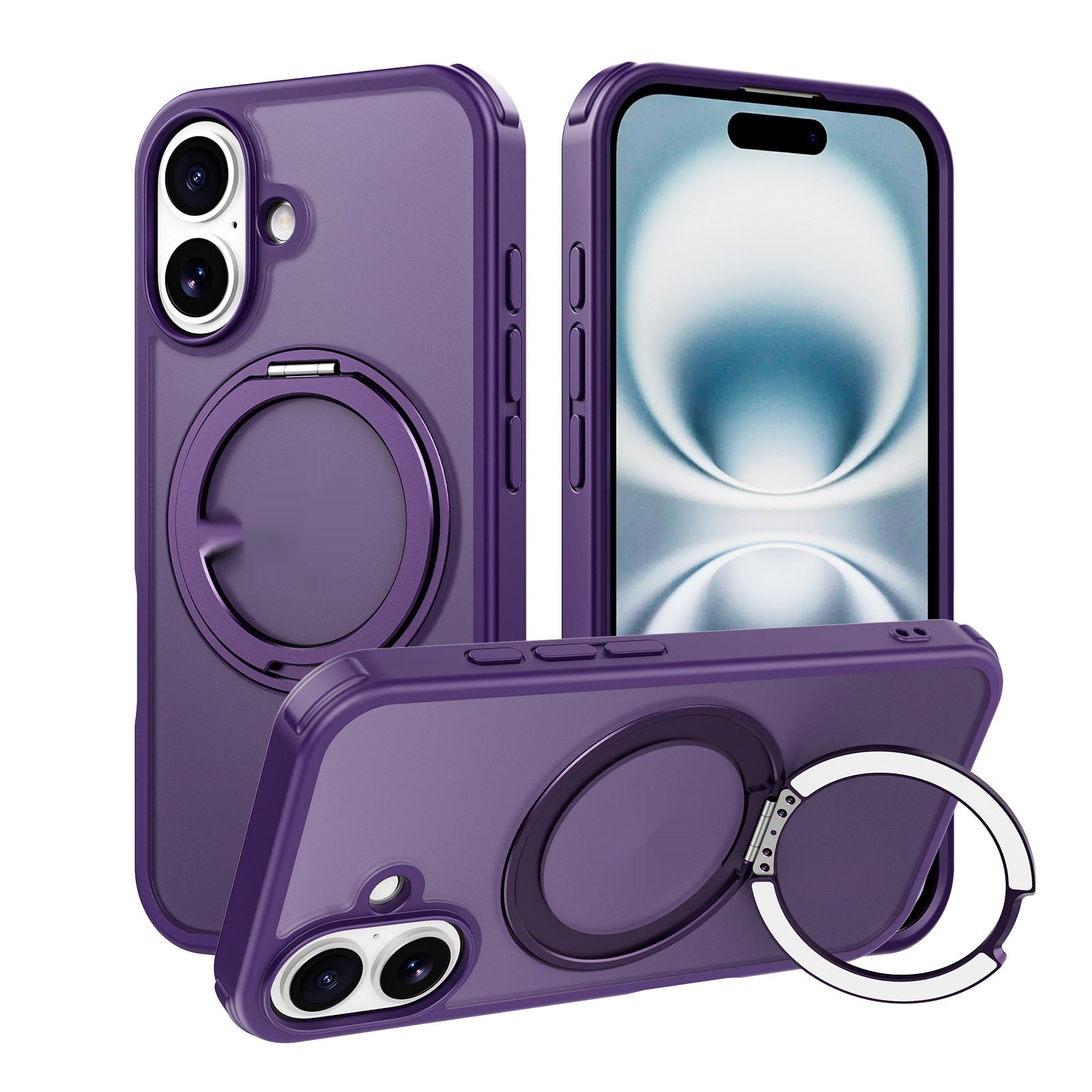 Support de téléphone magnétique de voiture avec airbag antidérapant
