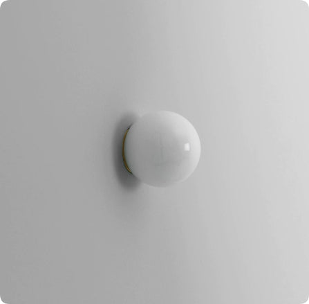 Ball Minimalist Designer Modèle Lampe murale en verre