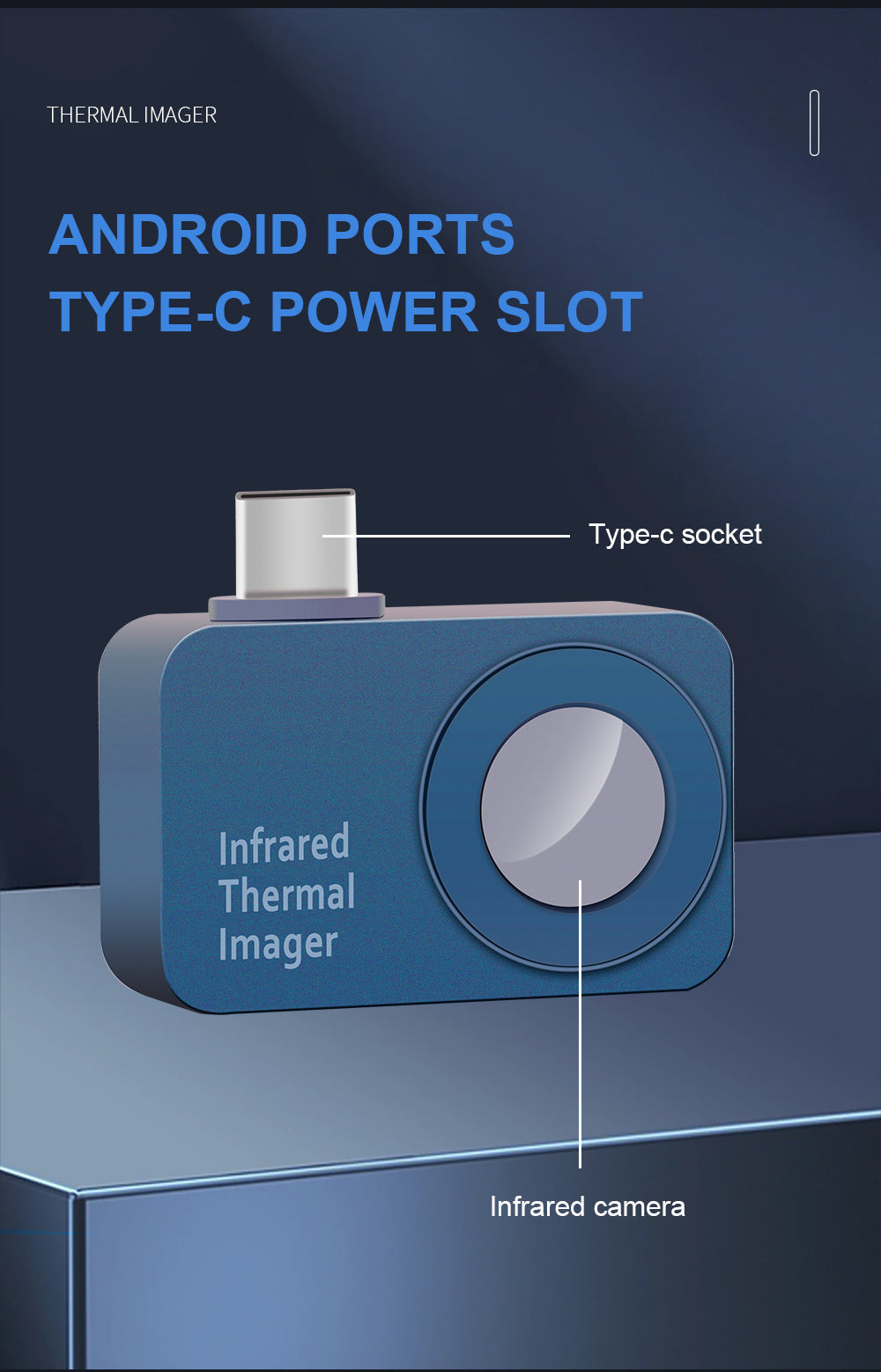 Rechargeable Android Thermal Imaging Camera