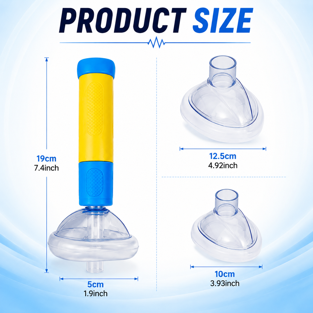 Dispositif anti-étouffement de sauvetage pour les enfants et les adultes Suction d'une voie aérienne polyvalente écologique D