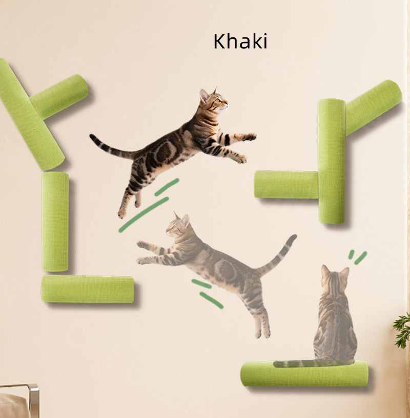 Cat Scratching Post Mur autocollant monté
