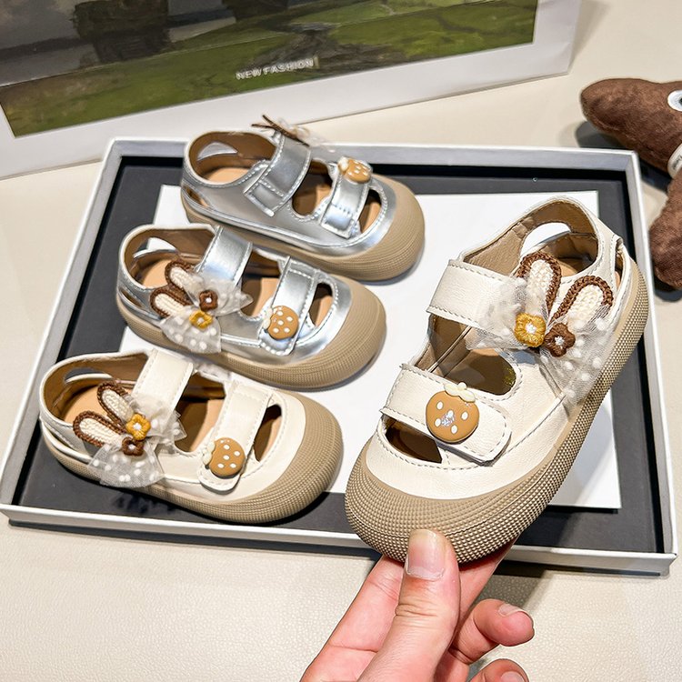 Fille Bébé mignon pendentif Sandales été Princesse des enfants Chaussures Baotou petite fille doux