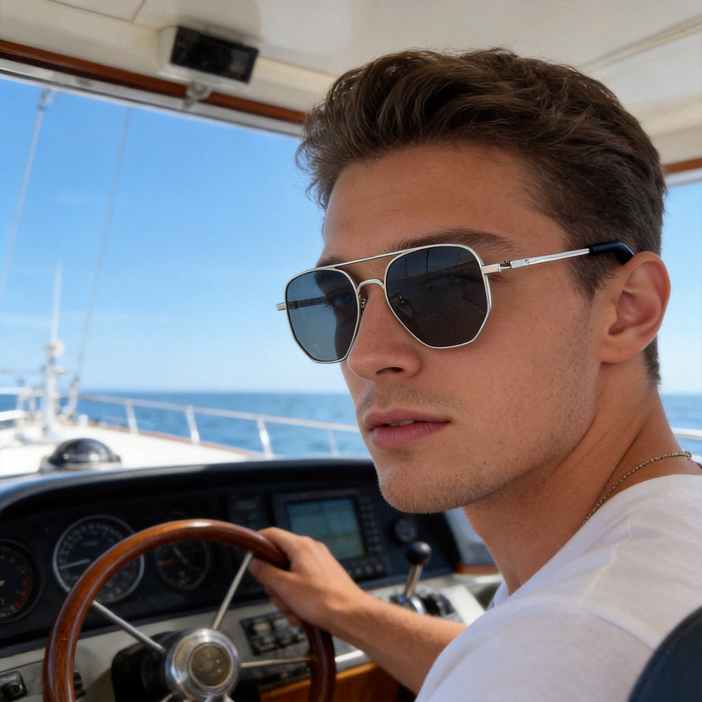 Lunettes de soleil polarisés de mode européenne et américaine