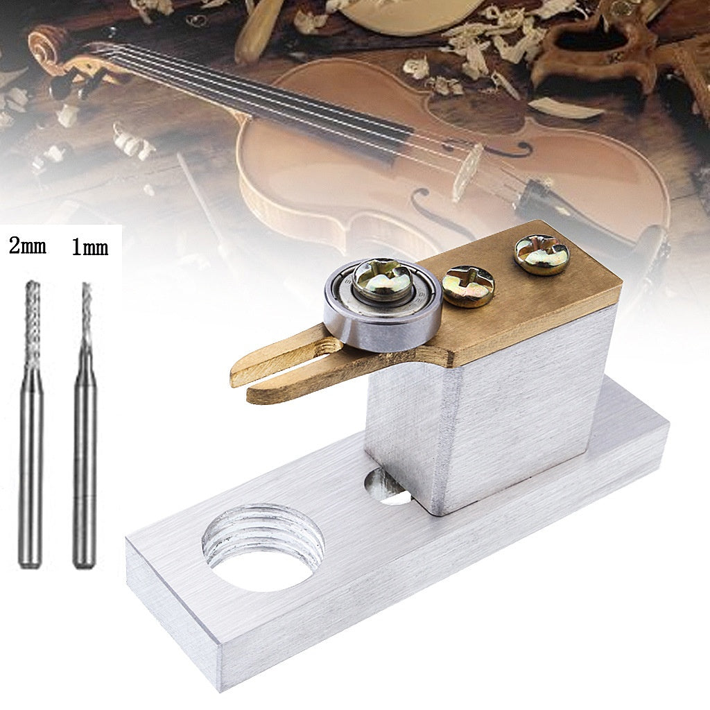 Outil de fabrication d'un support d'insert électrique pour violon