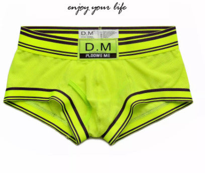 Boxers rayés DM pour hommes à séchage rapide