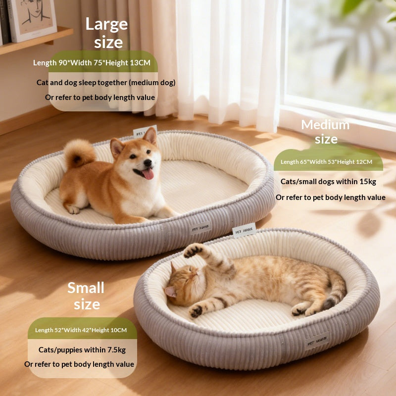 Meilleures ventes Hiver Double-Layer Lit chaud Cat