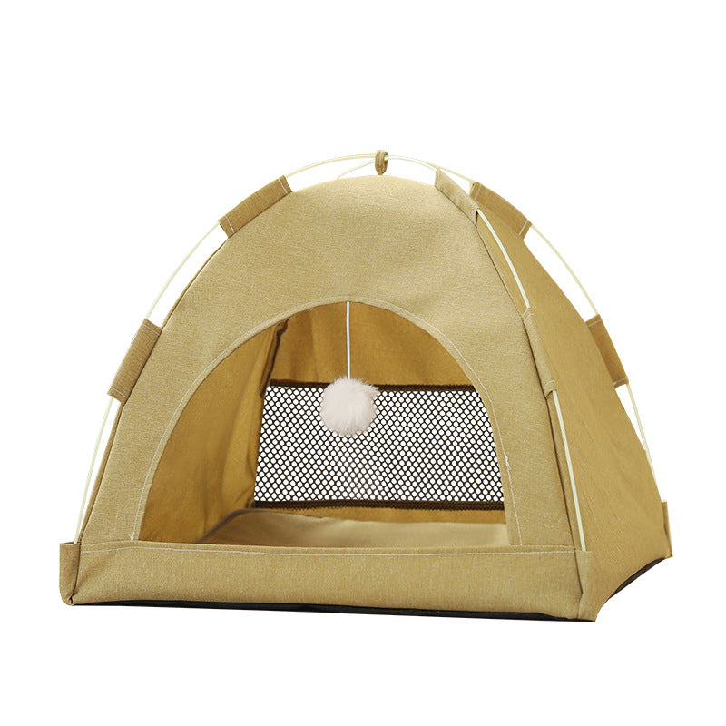 Cathouse Doghouse Respirant Tent Nest Intérieur Extérieur Chambre universelle pour animaux de compagnie