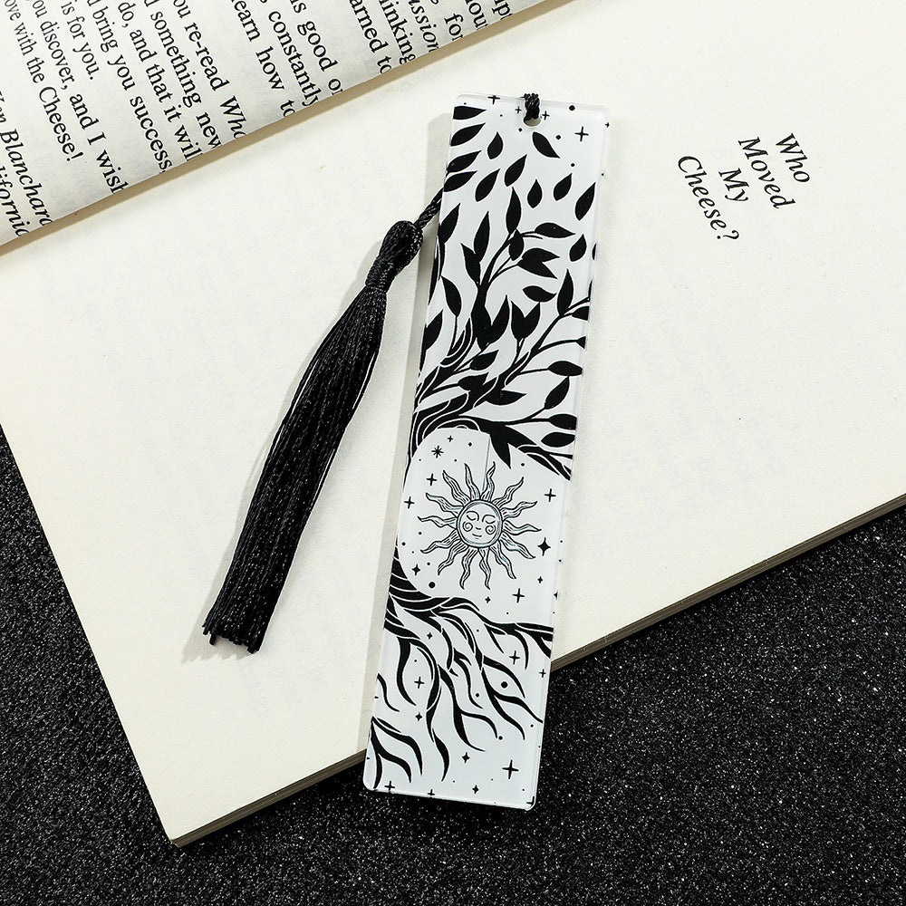 Creative Skull Pattern Acrylic Tassel Reading Décoration Signet