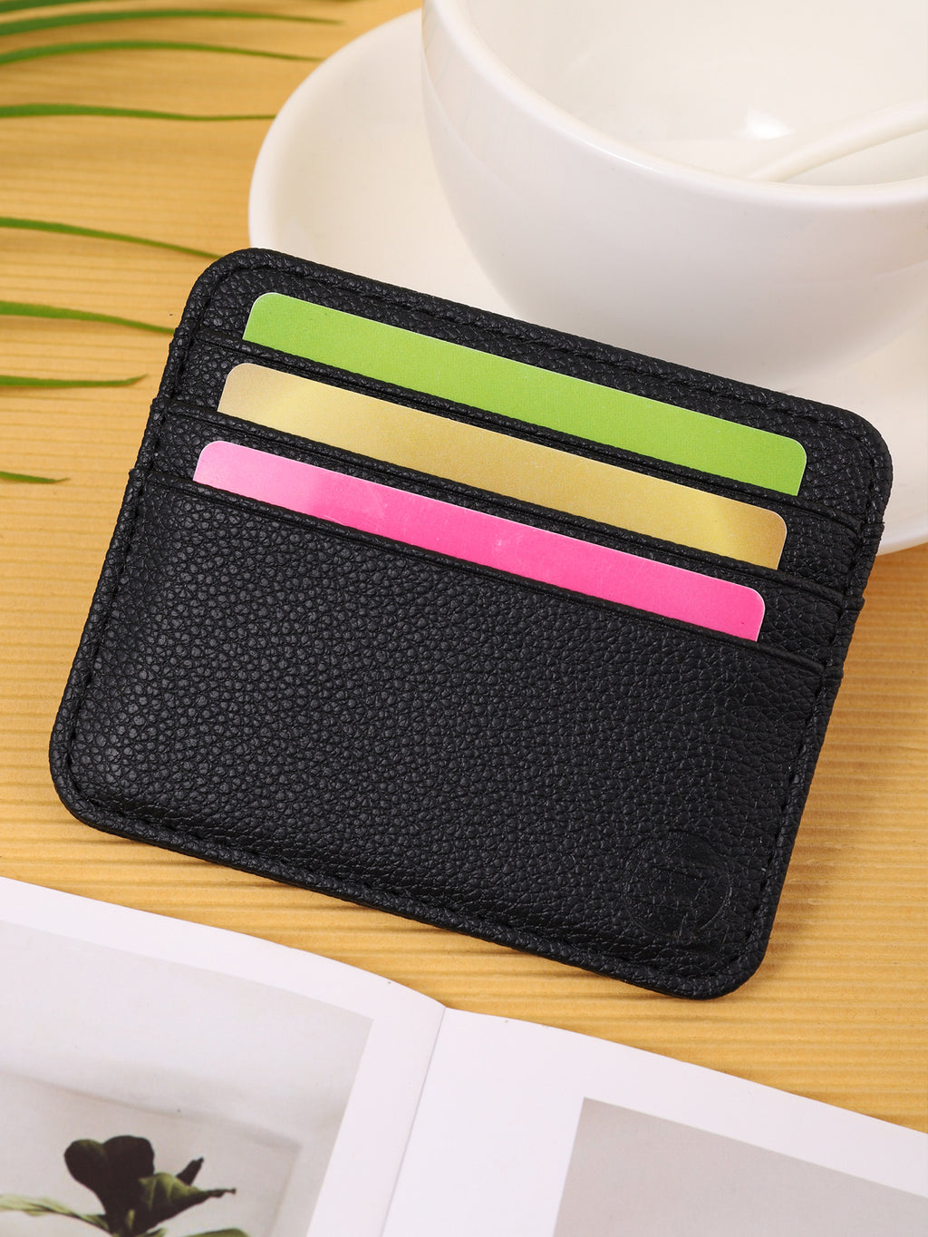 Fashion Minimalist Creative Ultra-mince couleur correspondant porte-carte